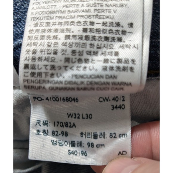 Levis 514 Slim Straight - Men 32x30 Denim Blue Jeans - Picture 6 of 16